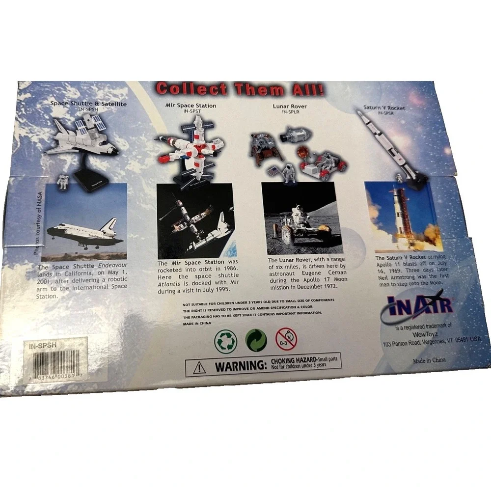 In Air E-Z Build Rocket The Lunar Rover Model Kit IN-SPLR